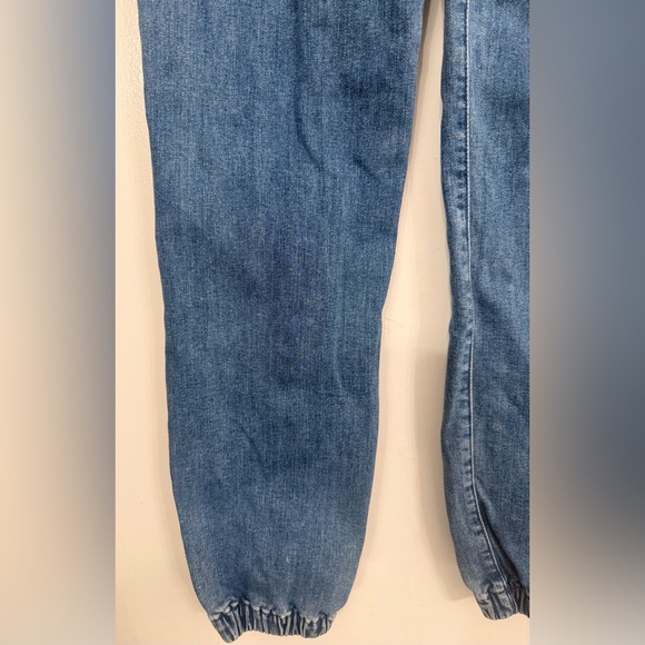 MOTHER The Wrapper Patch Springy Ankle We The Animals Blue Size 24 - Picture 9 of 15